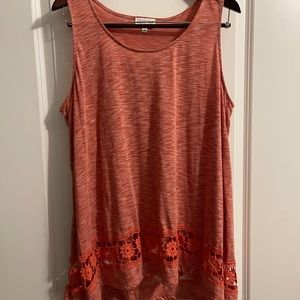 Cute tank top with cutout detail